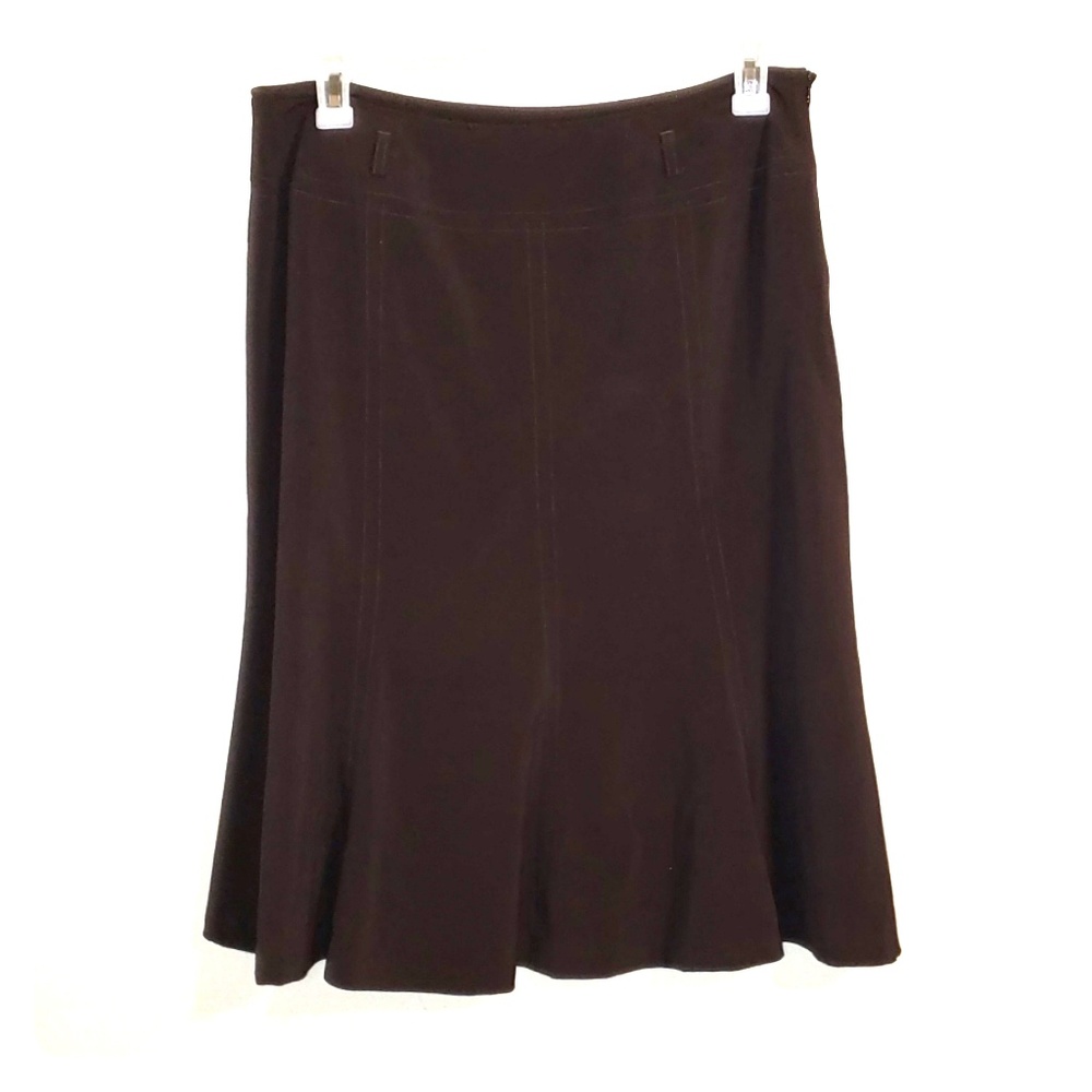 Chocolate brown skirt by dressbarn